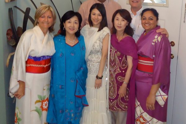 Exchanging attires, teaching each other to make traditional foods